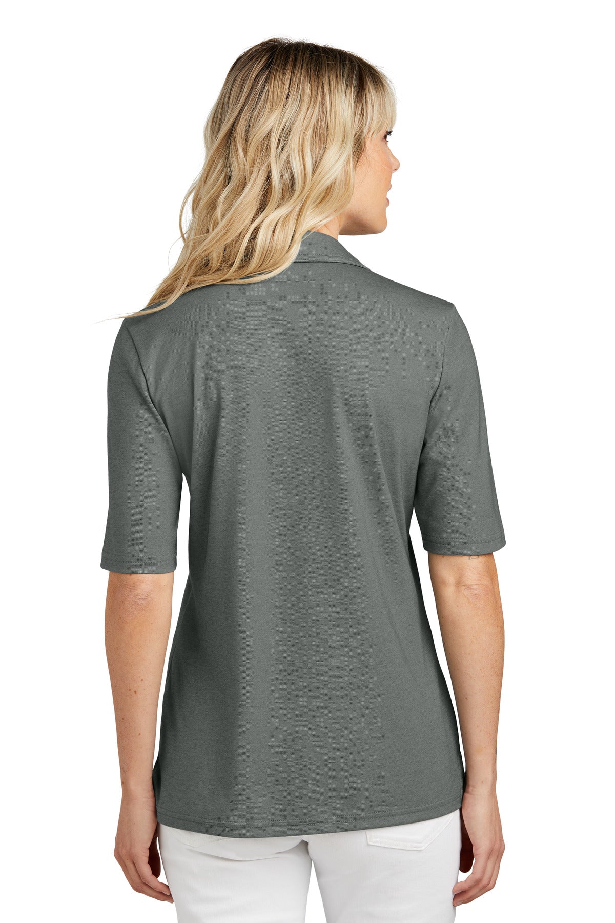 Custom Embroidered TravisMathew Women's Sunsetters Polo TM1LD004,Black Heather