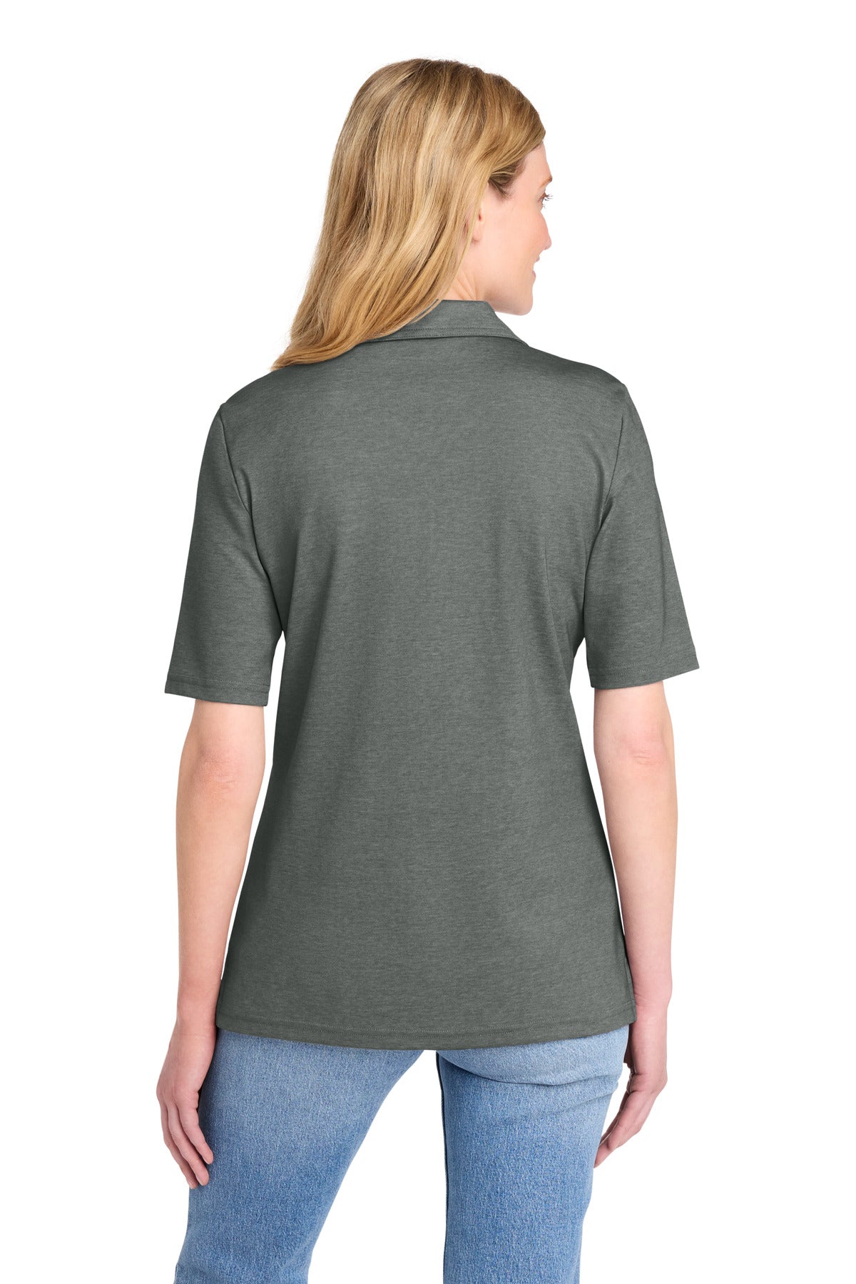 Custom Embroidered TravisMathew Polos/Knits in Black Heather