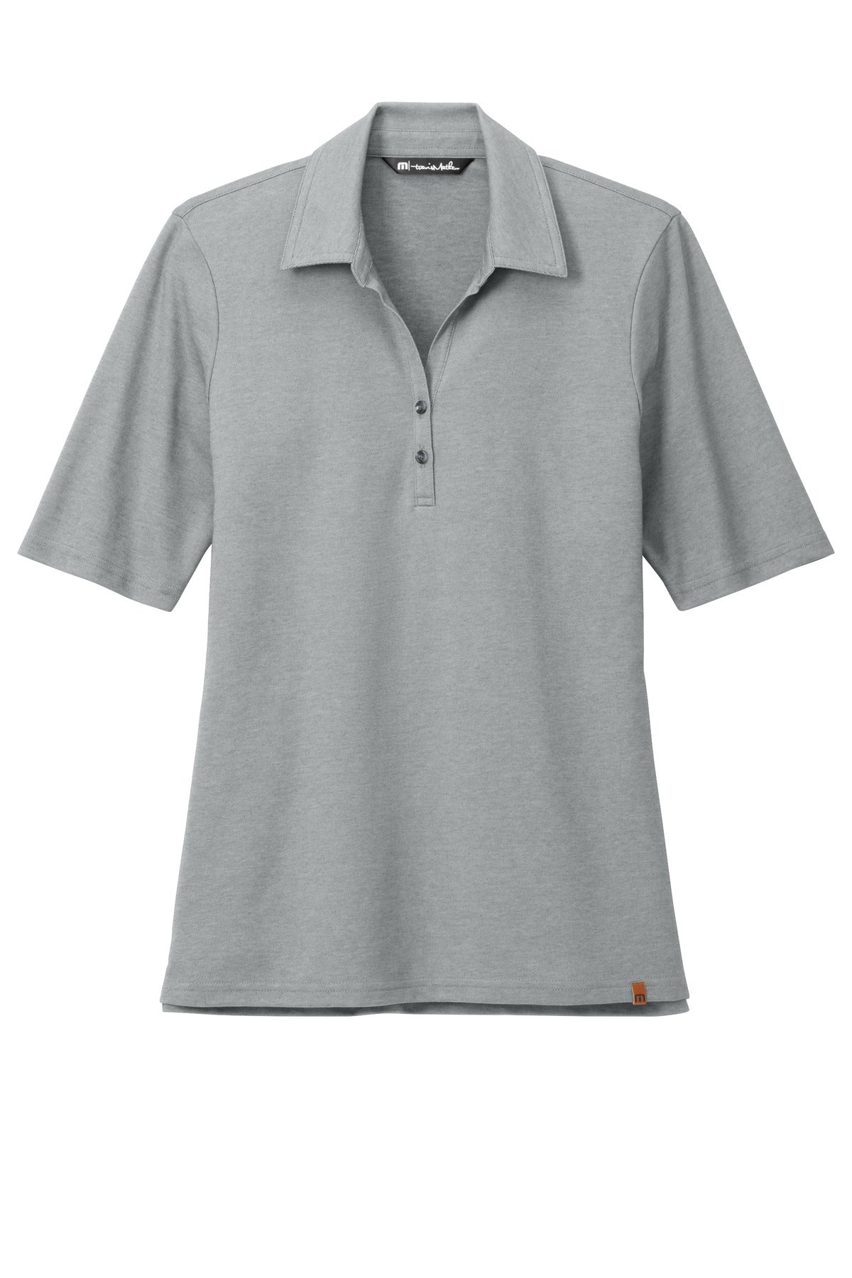 Custom Embroidered TravisMathew Polos/Knits in Grey Heather