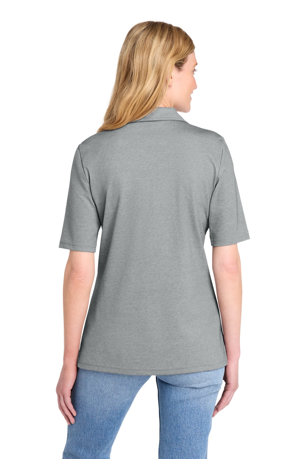 Custom Embroidered TravisMathew Polos/Knits in Grey Heather