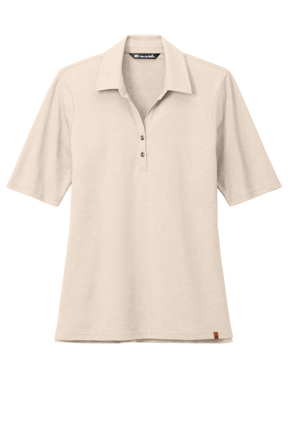 Custom Embroidered TravisMathew Polos/Knits in Natural Heather