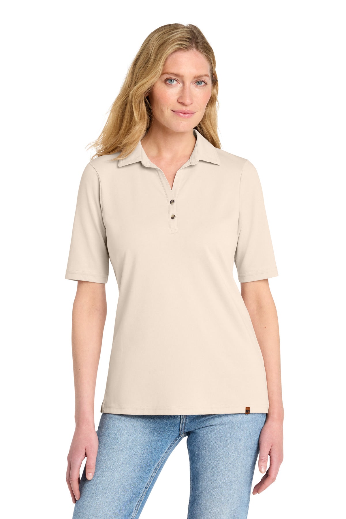 Custom Embroidered TravisMathew Polos/Knits in Natural Heather