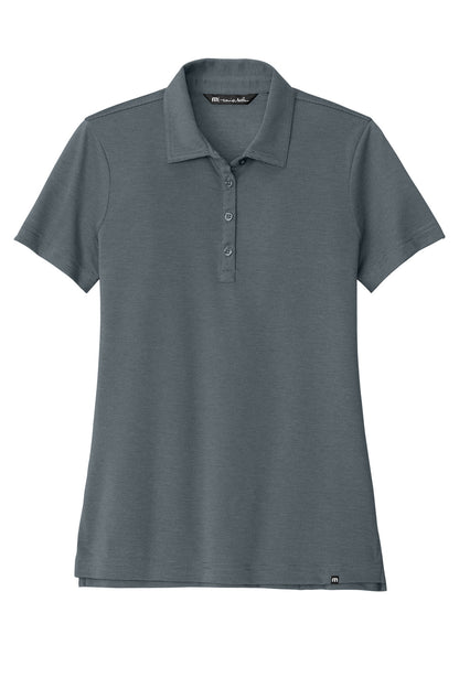 Custom Embroidered TravisMathew Polos/Knits in Blue Nights Heather
