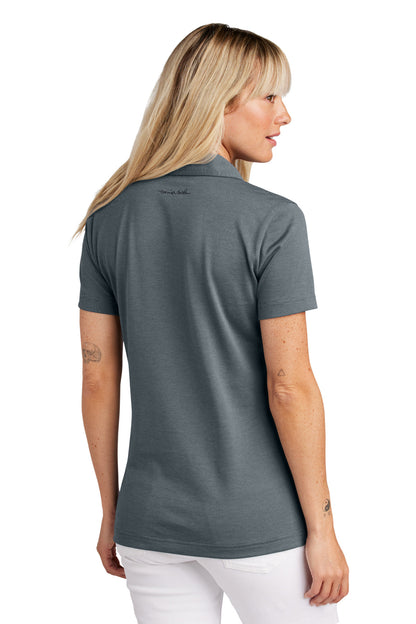 Custom Embroidered TravisMathew Polos/Knits in Blue Nights Heather