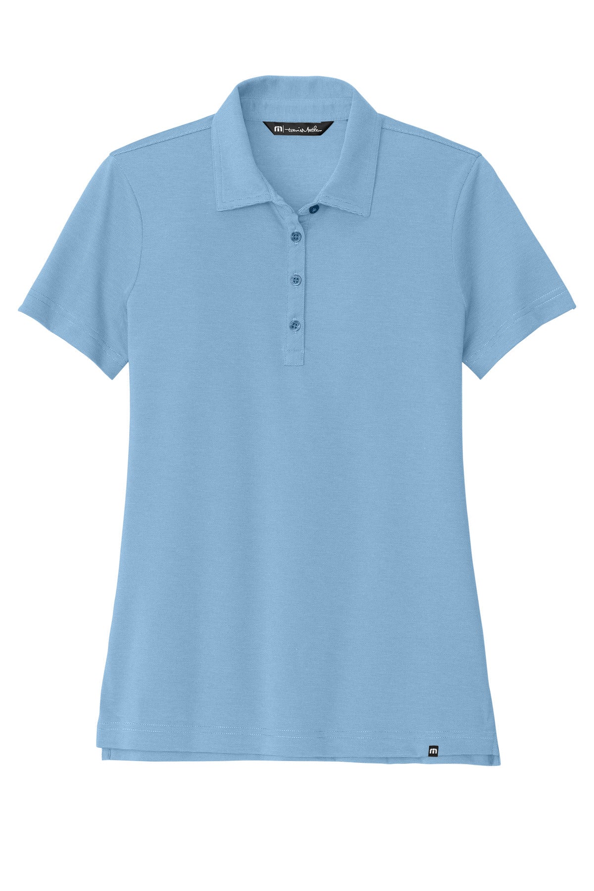 Custom Embroidered TravisMathew Polos/Knits in Strong Blue Heather