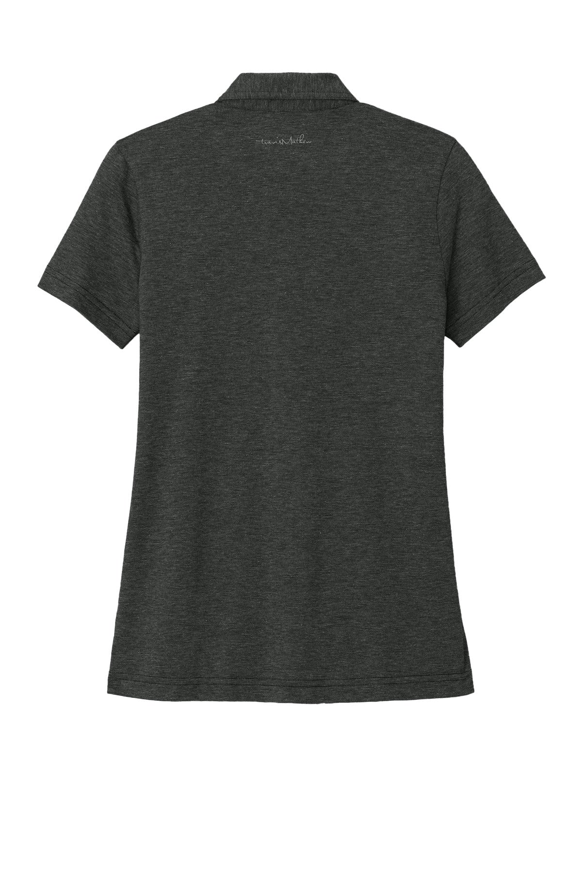 Custom Embroidered TravisMathew Polos/Knits in Black Heather
