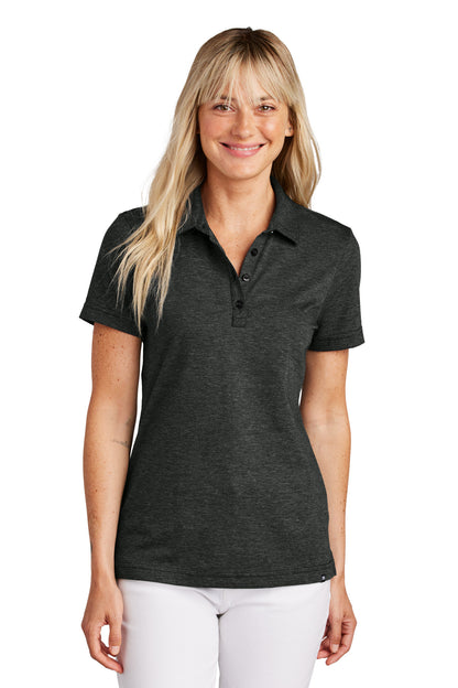 Custom Embroidered TravisMathew Polos/Knits in Black Heather