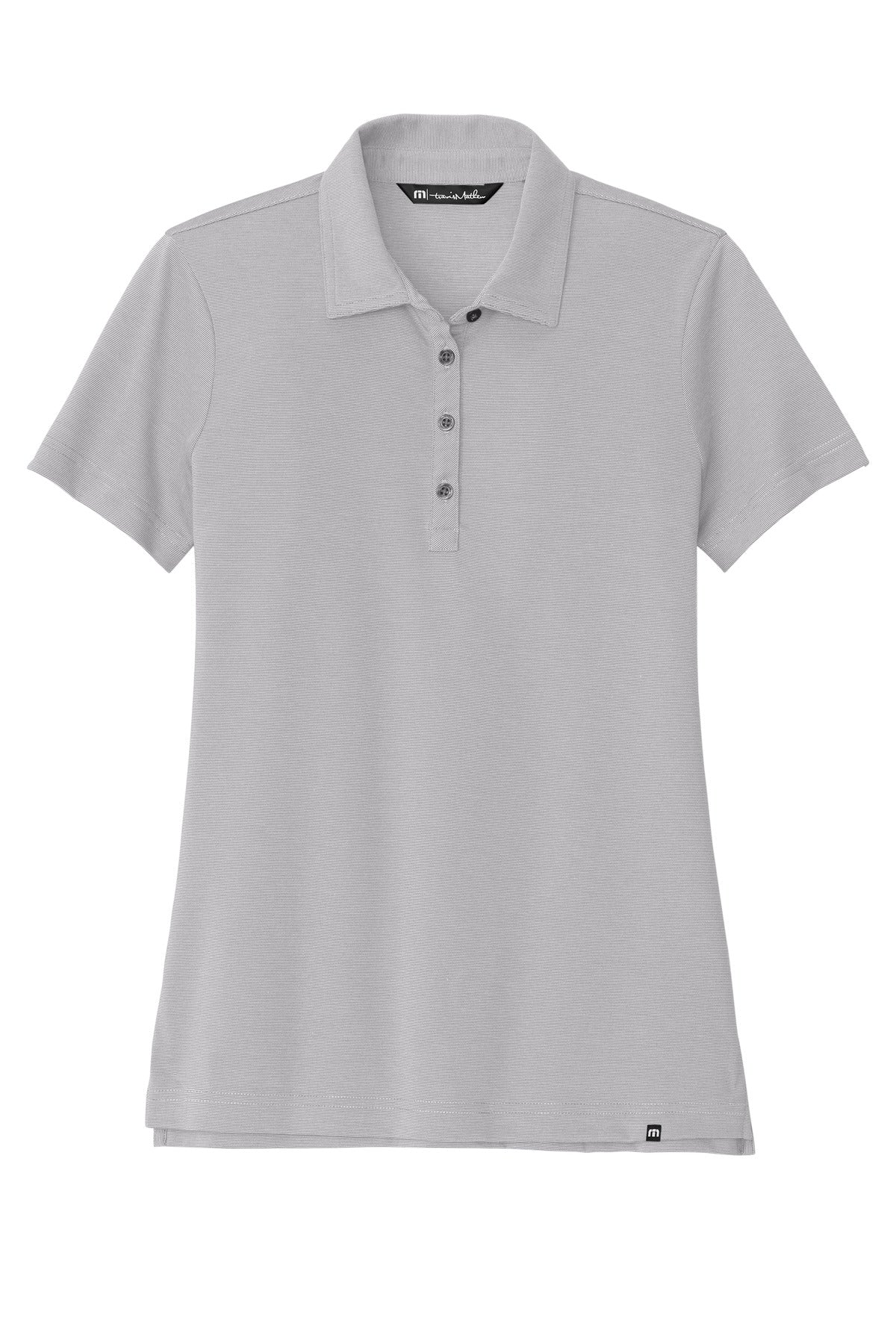Custom Embroidered TravisMathew Polos/Knits in Light Grey Heather
