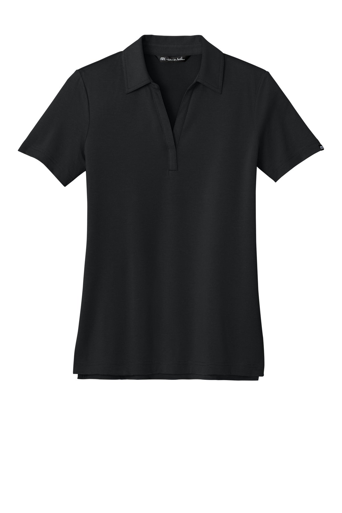 Custom Embroidered TravisMathew Polos/Knits in Black