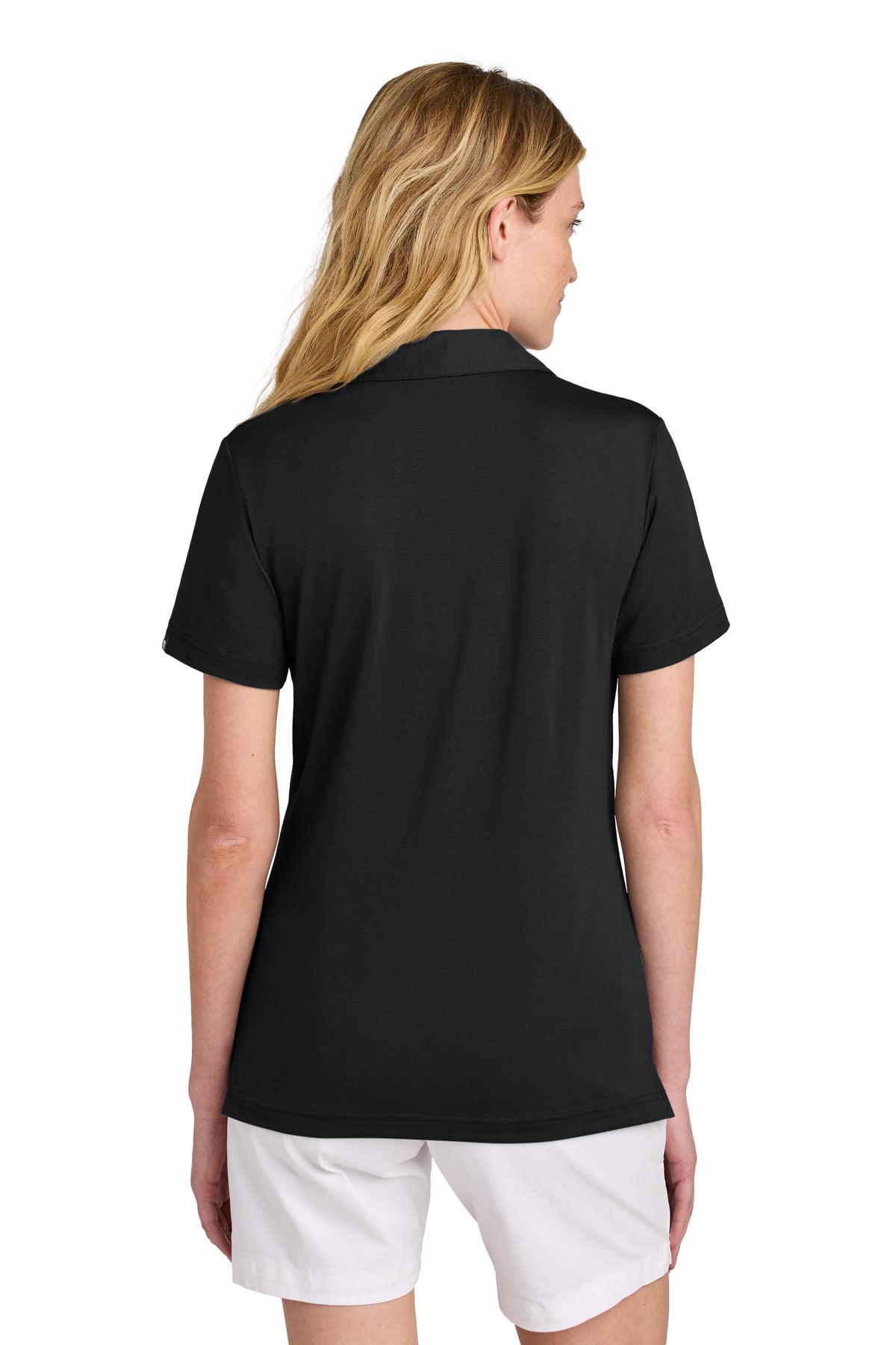 Custom Embroidered TravisMathew Women's Glenview Solid Polo TM1LF071,Black
