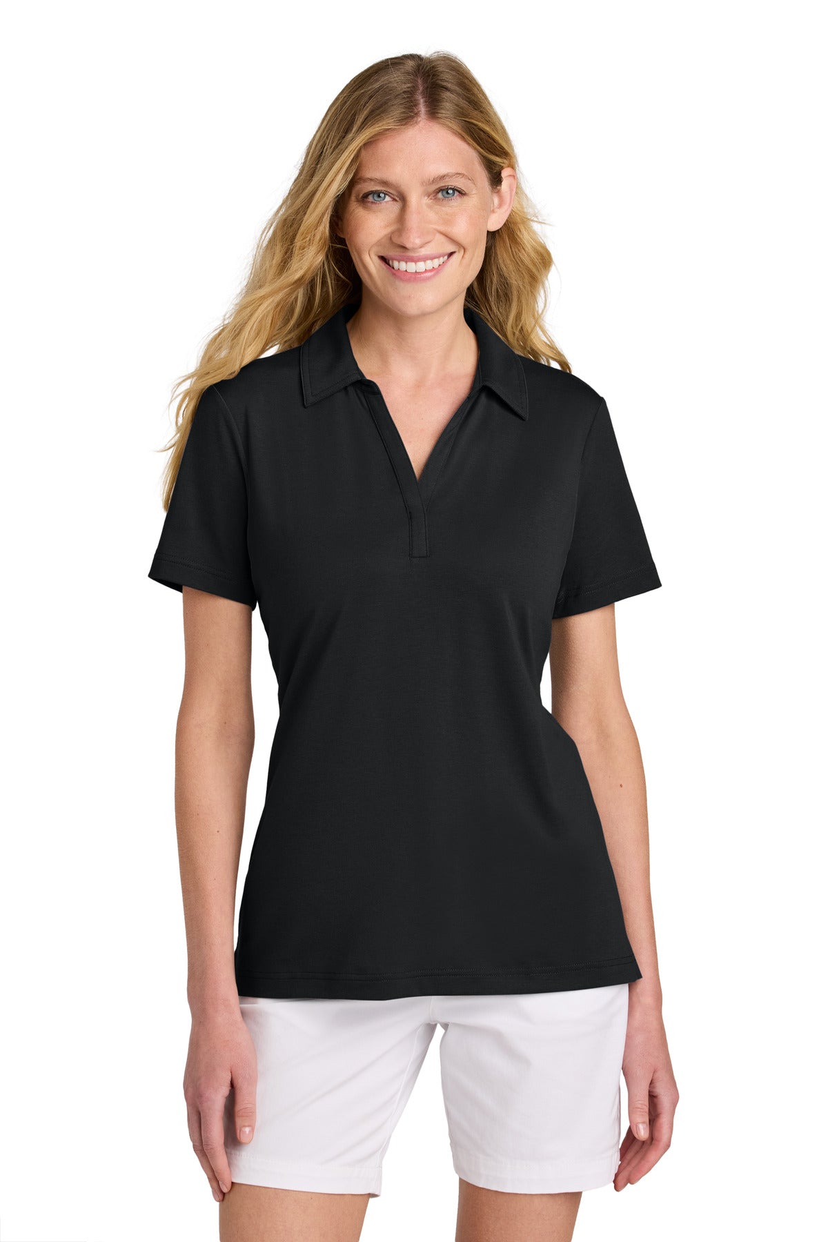 Custom Embroidered TravisMathew Polos/Knits in Black