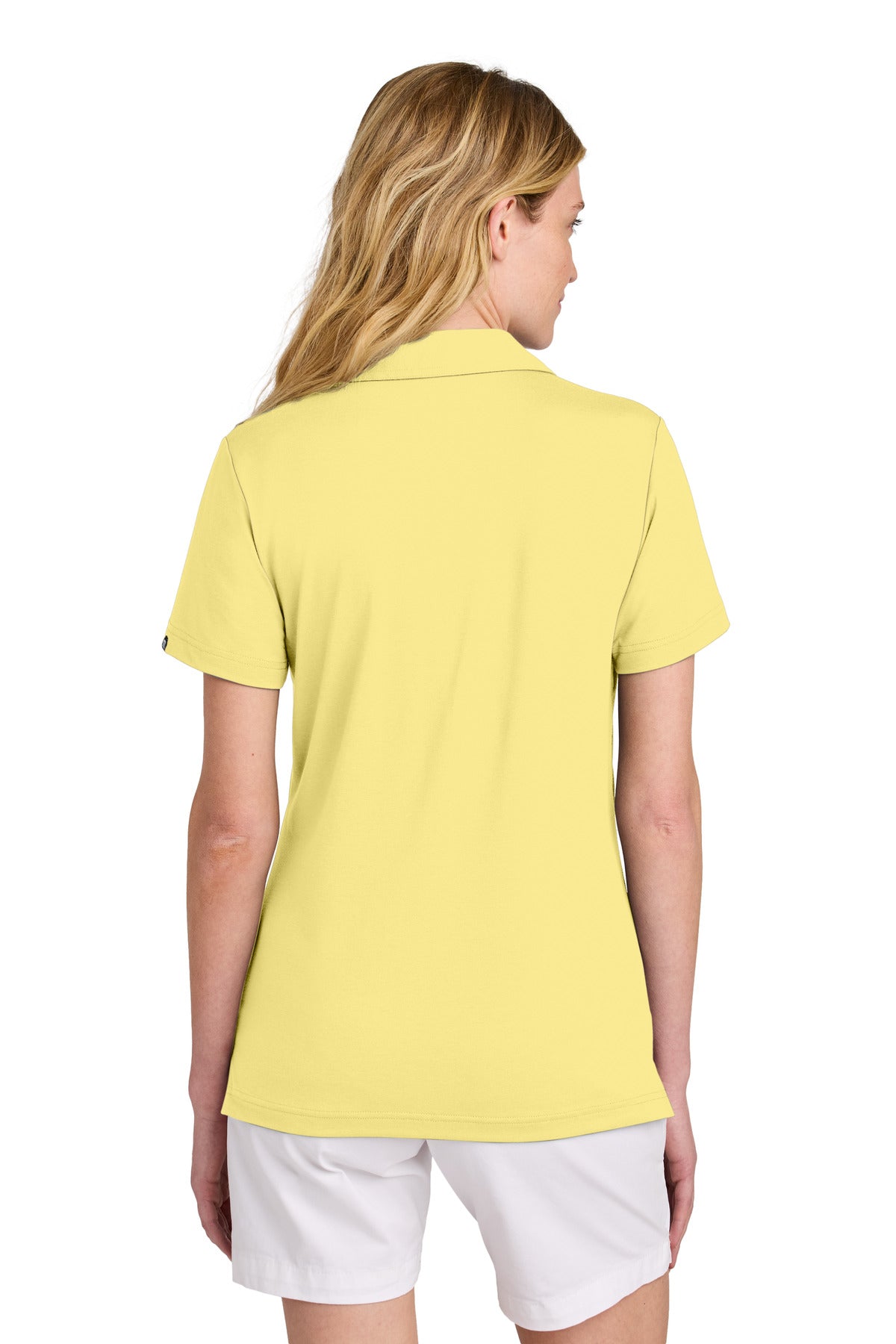 Custom Embroidered TravisMathew Women's Glenview Solid Polo TM1LF071,Pale Yellow