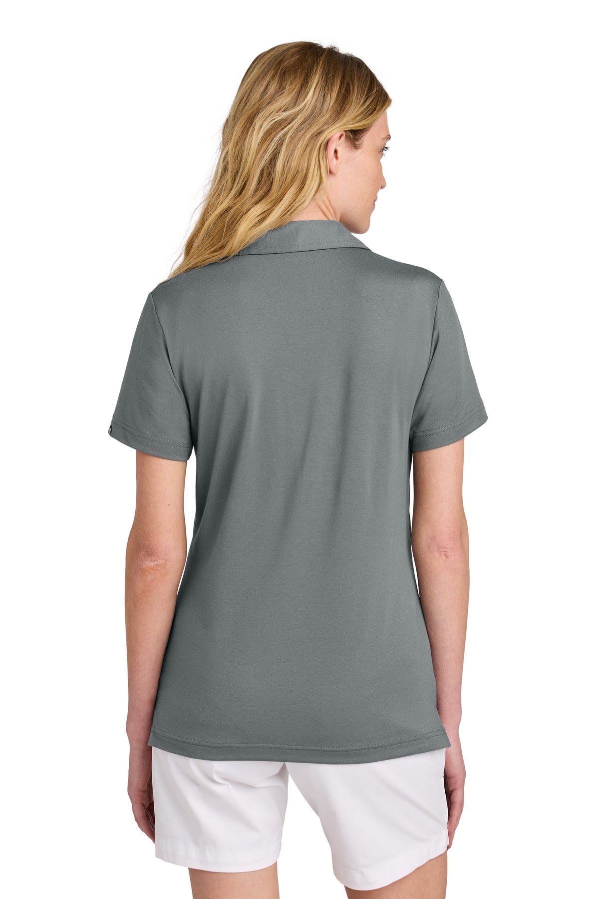 Custom Embroidered TravisMathew Women's Glenview Solid Polo TM1LF071,Quiet Shade Grey