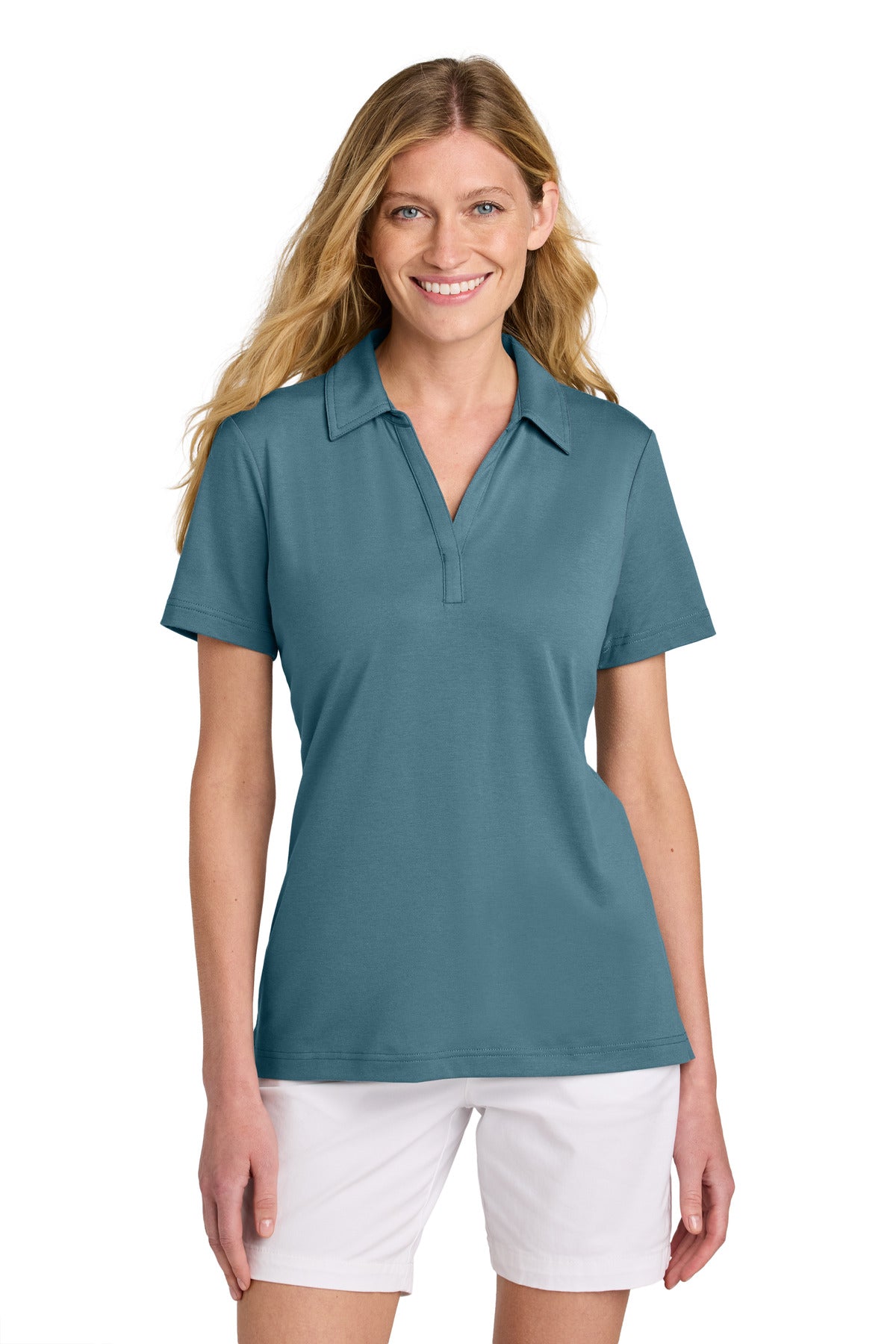 Custom Embroidered TravisMathew Polos/Knits in Stellar Blue