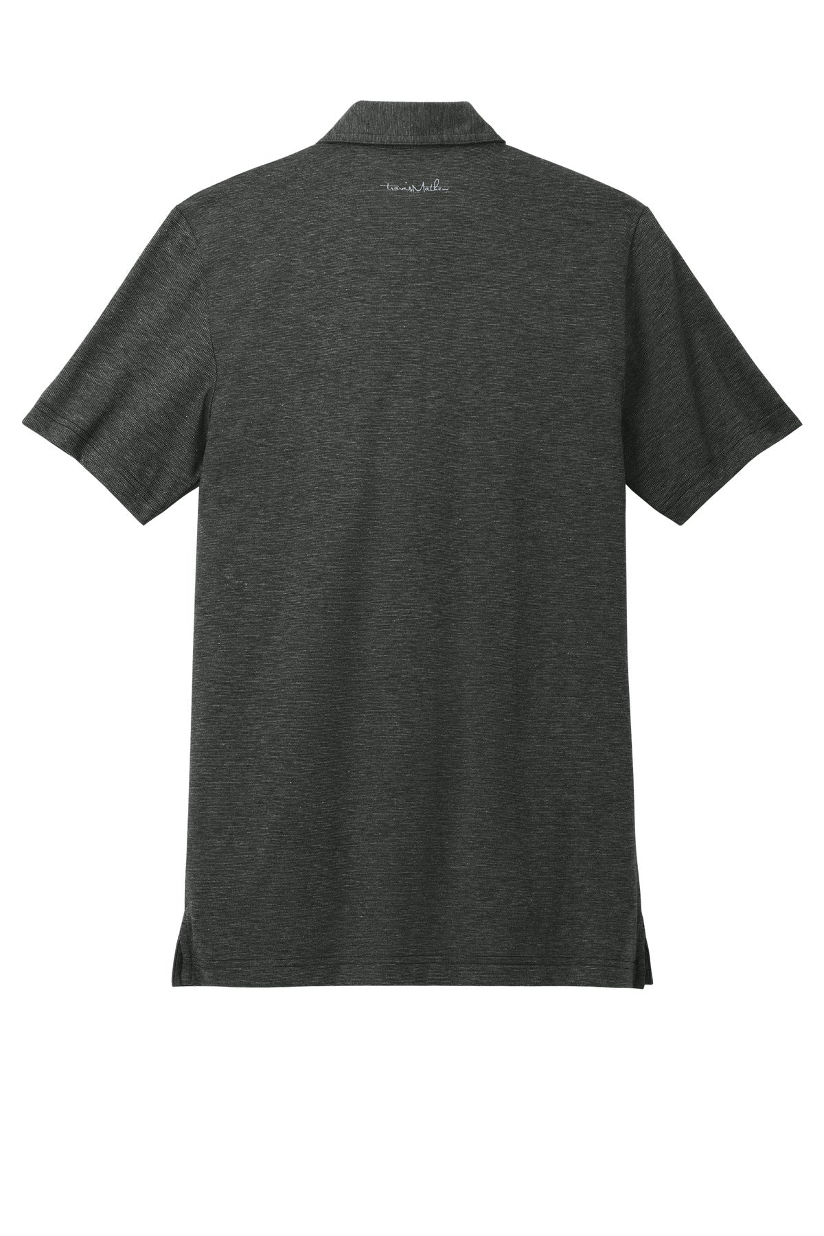 Custom Embroidered TravisMathew Polos/Knits in Black Heather