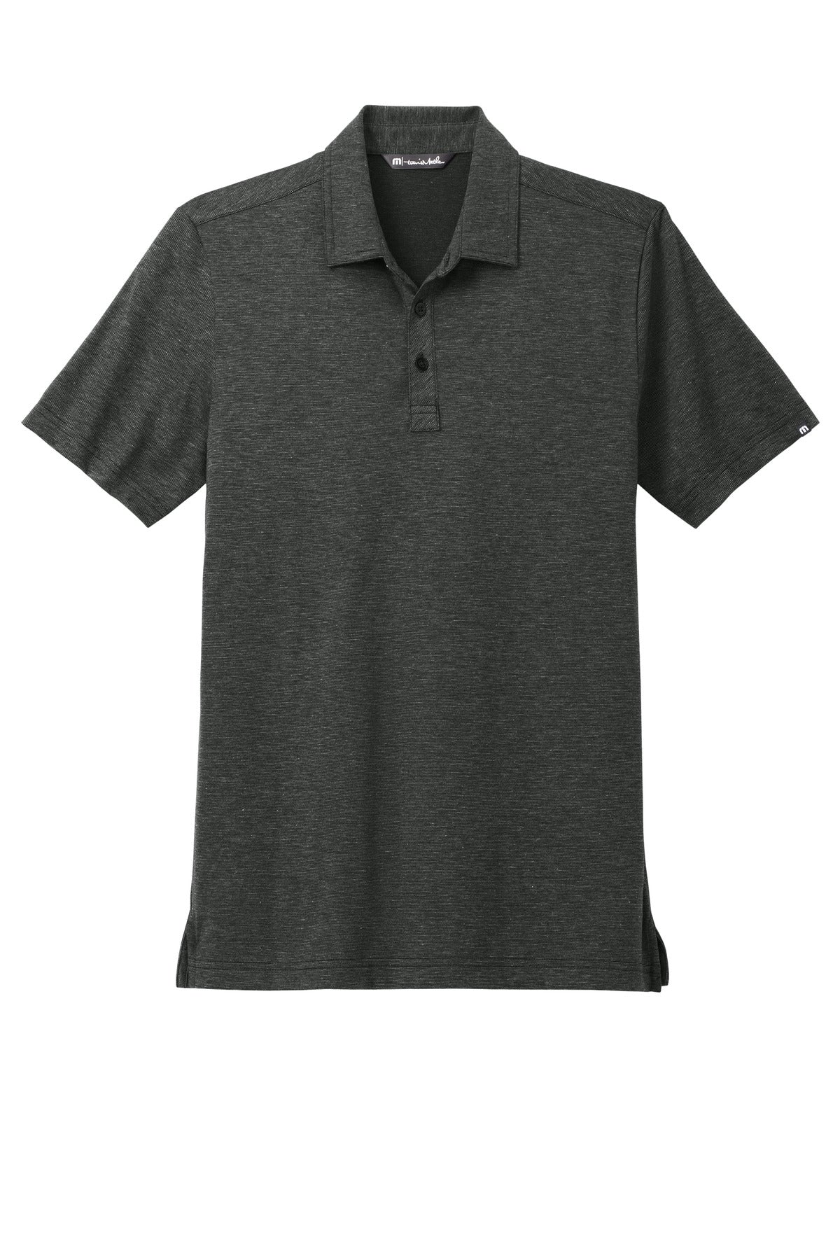 Custom Embroidered TravisMathew Polos/Knits in Black Heather