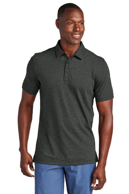 Custom Embroidered TravisMathew Polos/Knits in Black Heather