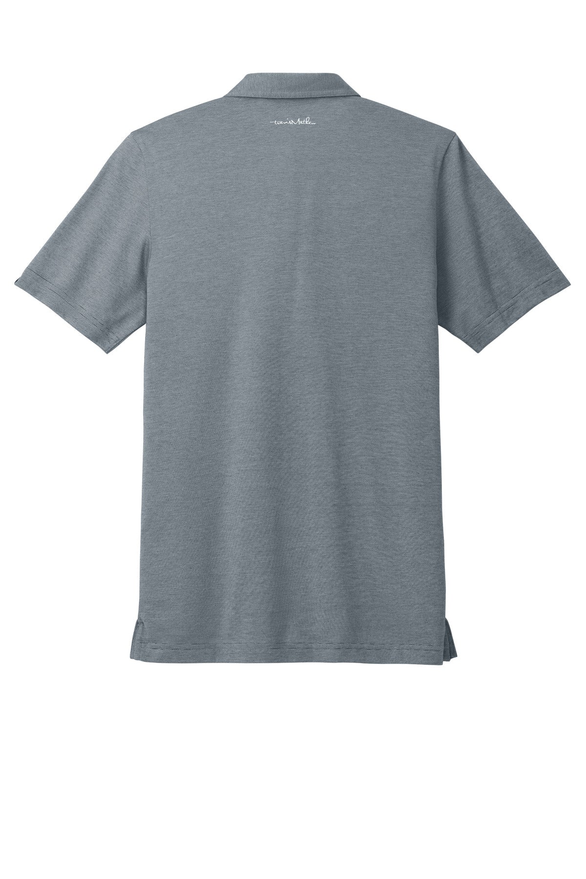 Custom Embroidered TravisMathew Polos/Knits in Blue Nights Heather