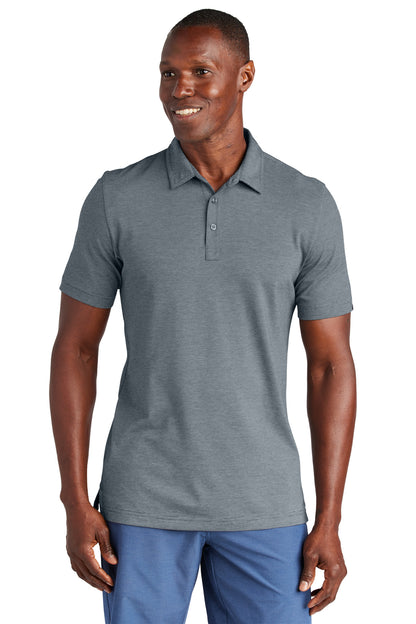 Custom Embroidered TravisMathew Polos/Knits in Blue Nights Heather