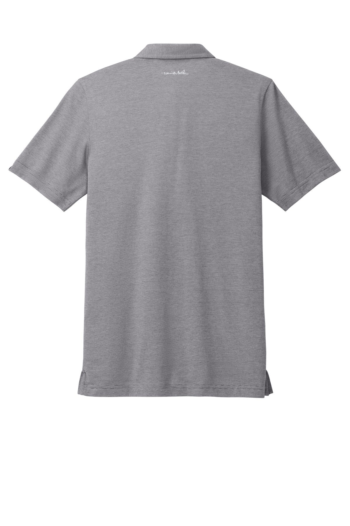 Custom Embroidered TravisMathew Polos/Knits in Dark Grey Heather