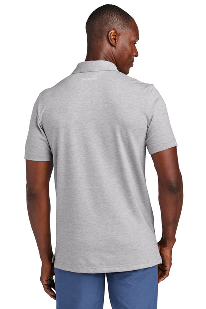 Custom Embroidered TravisMathew Polos/Knits in Light Grey Heather