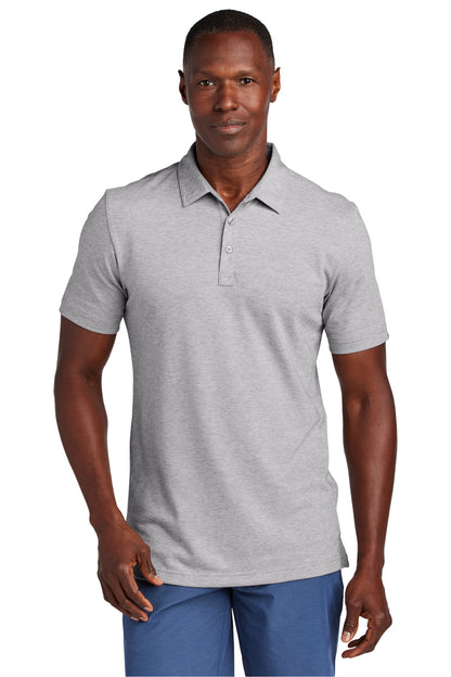 Custom Embroidered TravisMathew Polos/Knits in Light Grey Heather