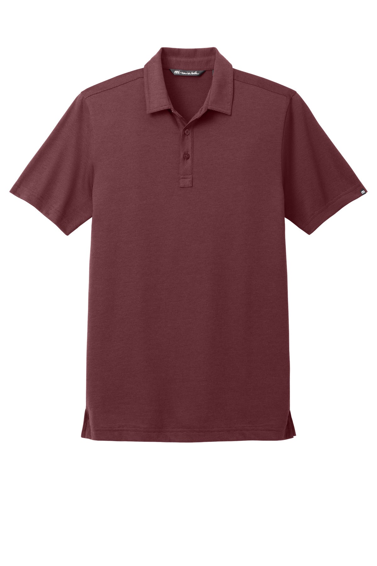 Custom Embroidered TravisMathew Polos/Knits in Oxblood Heather