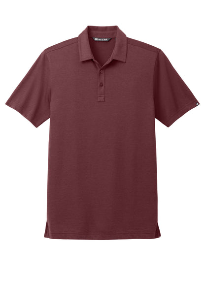 Custom Embroidered TravisMathew Polos/Knits in Oxblood Heather