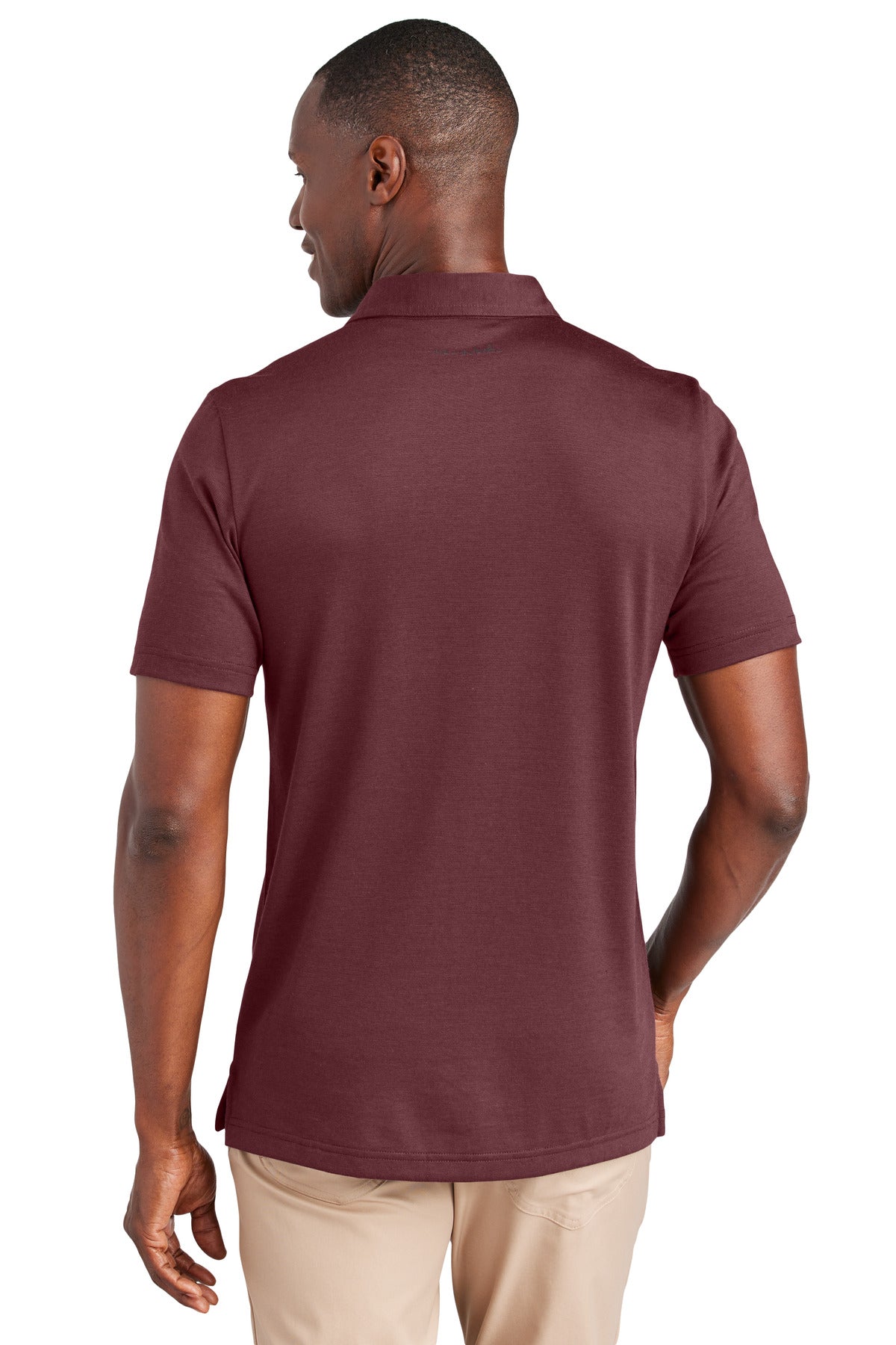 Custom Embroidered TravisMathew Polos/Knits in Oxblood Heather