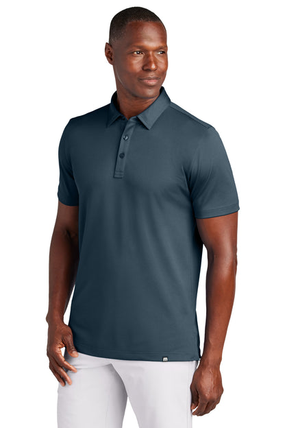 Custom Embroidered TravisMathew Polos/Knits in Blue Nights