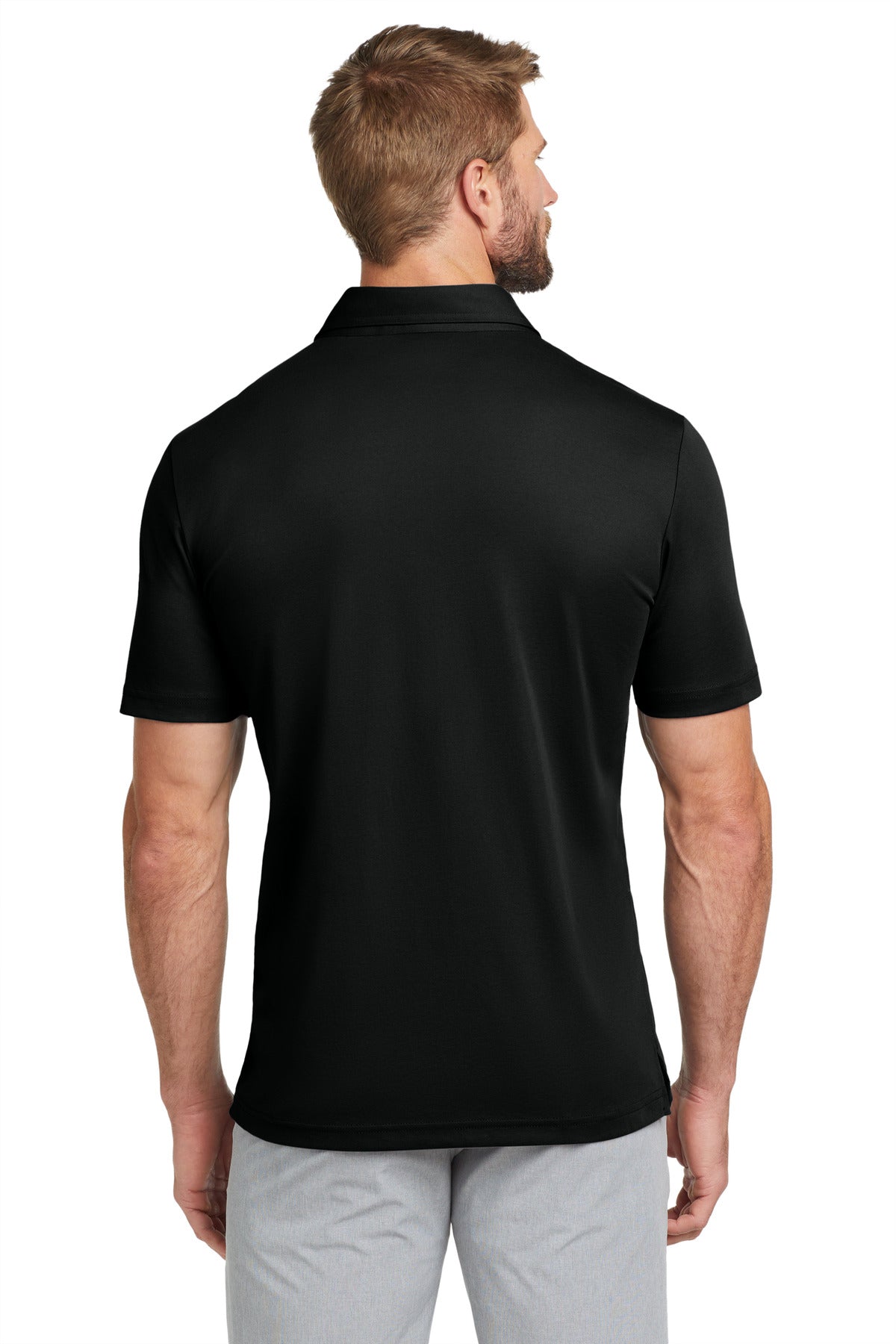 Custom Embroidered TravisMathew Polos/Knits in Black