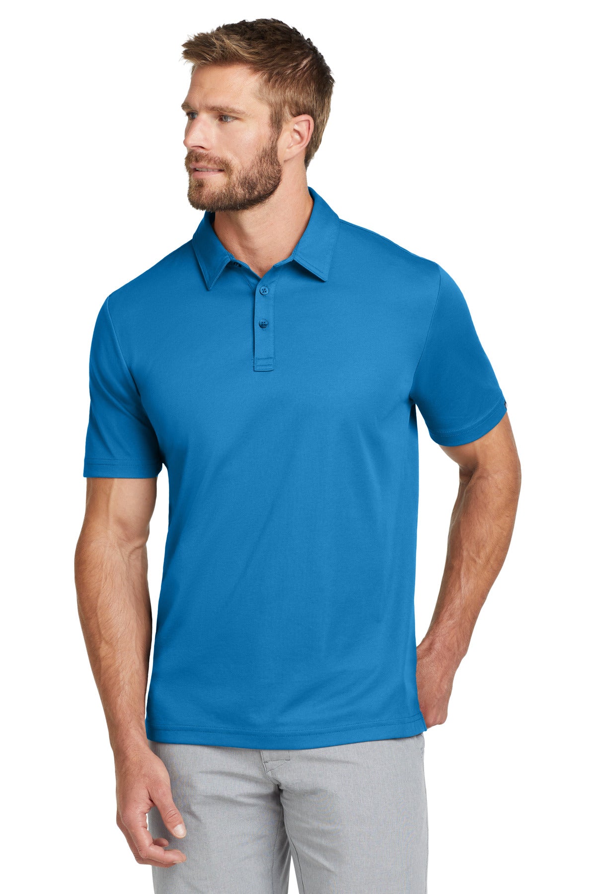 Custom Embroidered TravisMathew Polos/Knits in Classic Blue