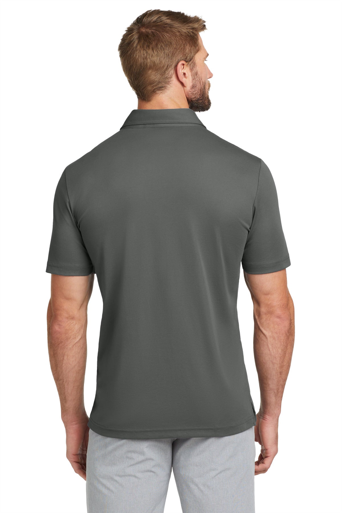 Custom Embroidered TravisMathew Polos/Knits in Quiet Shade Grey