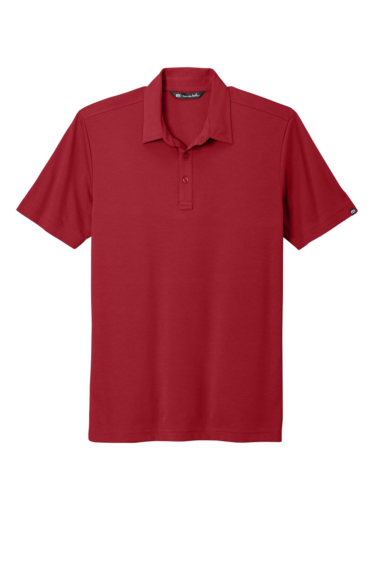 Custom Embroidered TravisMathew Polos/Knits in Scooter Red