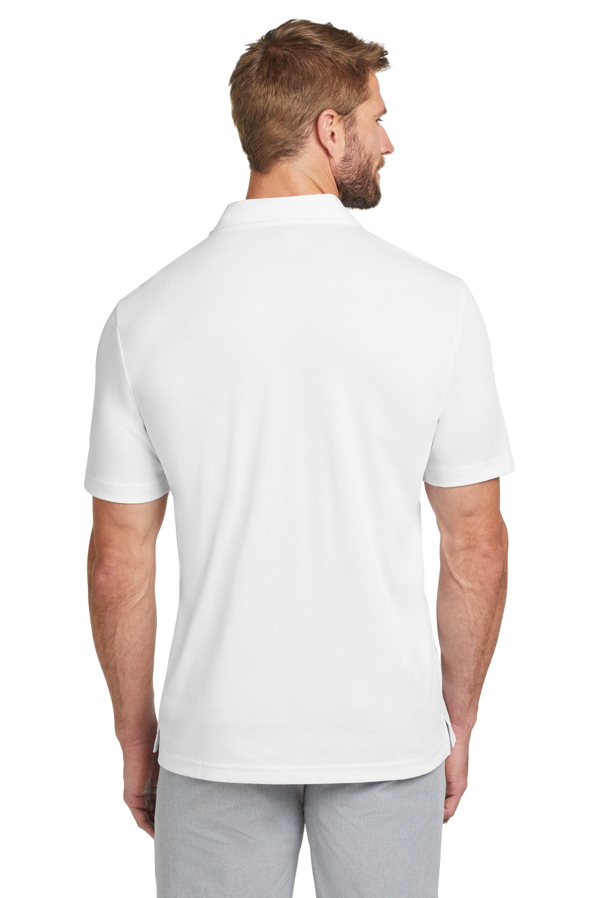 Custom Embroidered TravisMathew Oceanside Solid Polo. TM1MU411,White
