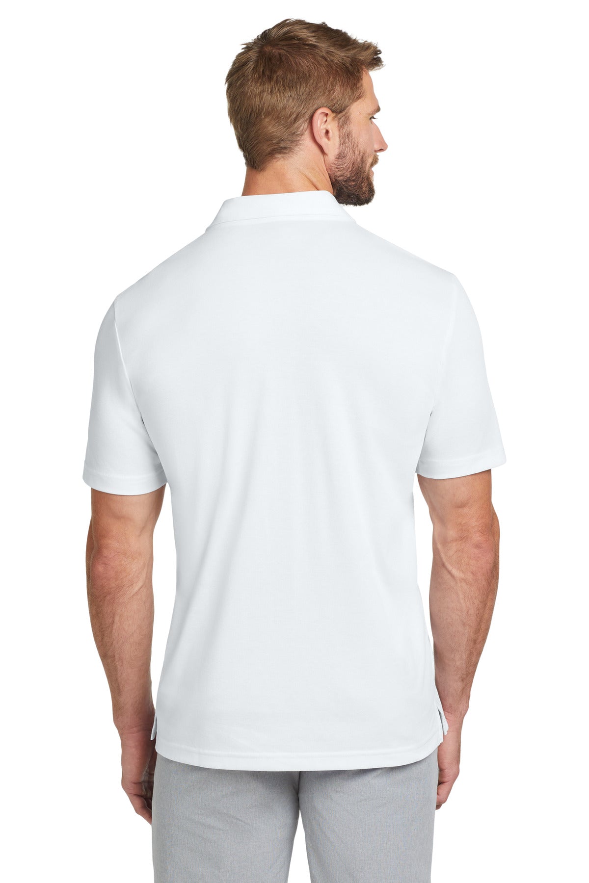 Custom Embroidered TravisMathew Polos/Knits in White
