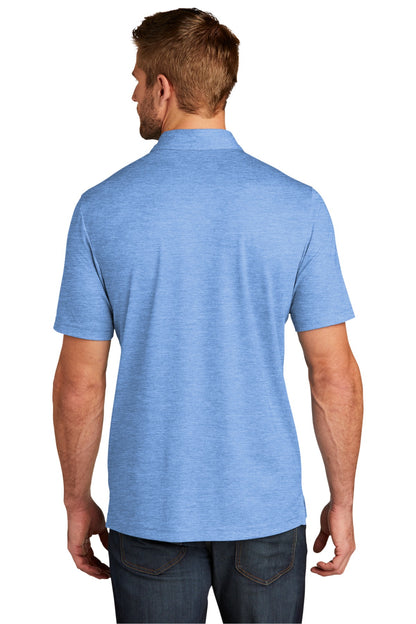 Custom Embroidered TravisMathew Oceanside Heather Polo. TM1MU412,Classic Blue Heather