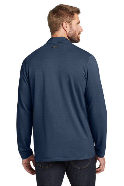 Custom Embroidered TravisMathew Newport Full-Zip Fleece. TM1MU420,Blue Nights