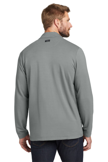 Custom Embroidered TravisMathew Newport Full-Zip Fleece. TM1MU420,Quiet Shade Grey