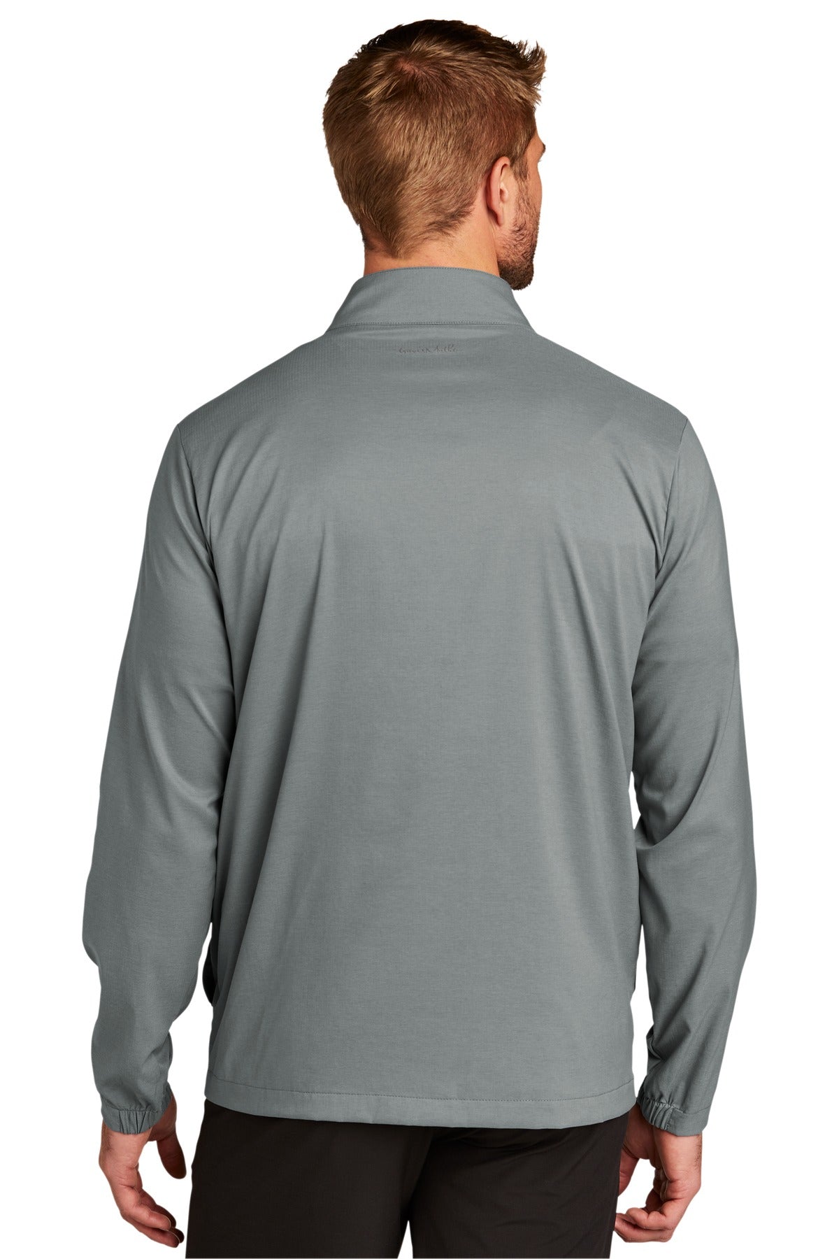 Custom Embroidered TravisMathew Surfside Full-Zip Jacket. TM1MU422,Quiet Shade Grey Heather