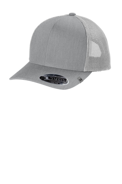 Custom Embroidered TravisMathew Caps in Heather Grey