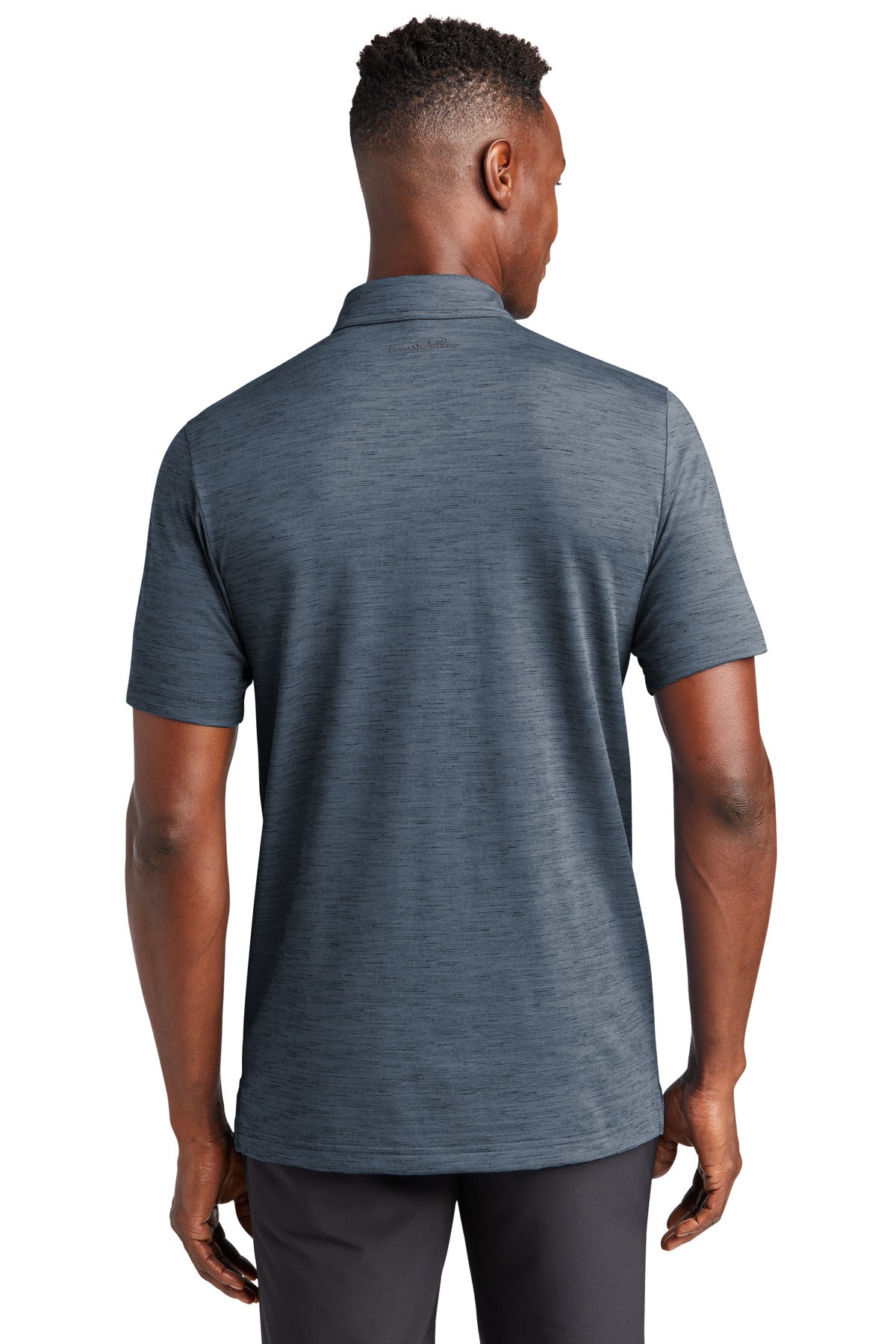 Custom Embroidered TravisMathew Auckland Slub Polo TM1MW451,Blue Nights