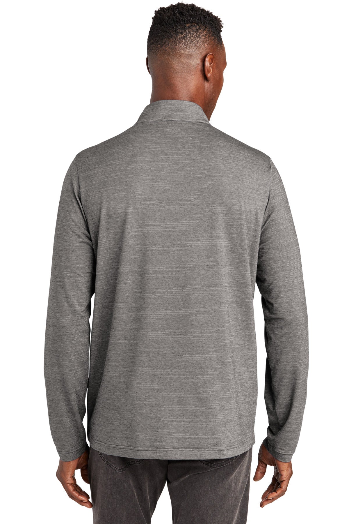 Custom Embroidered TravisMathew Crestview 1/4-Zip TM1MW452,Grey Heather