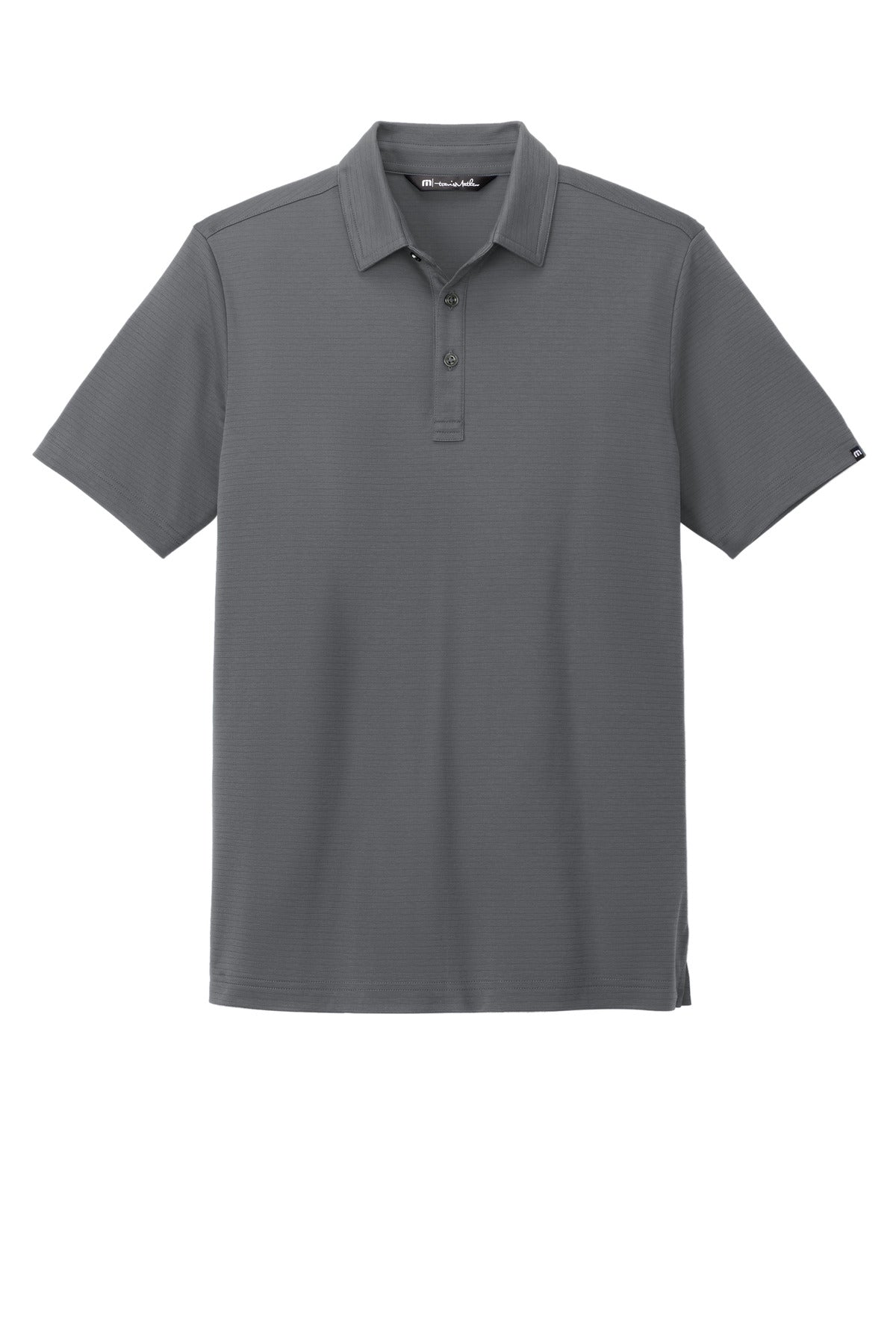 Custom Embroidered TravisMathew Polos/Knits in Dark Grey