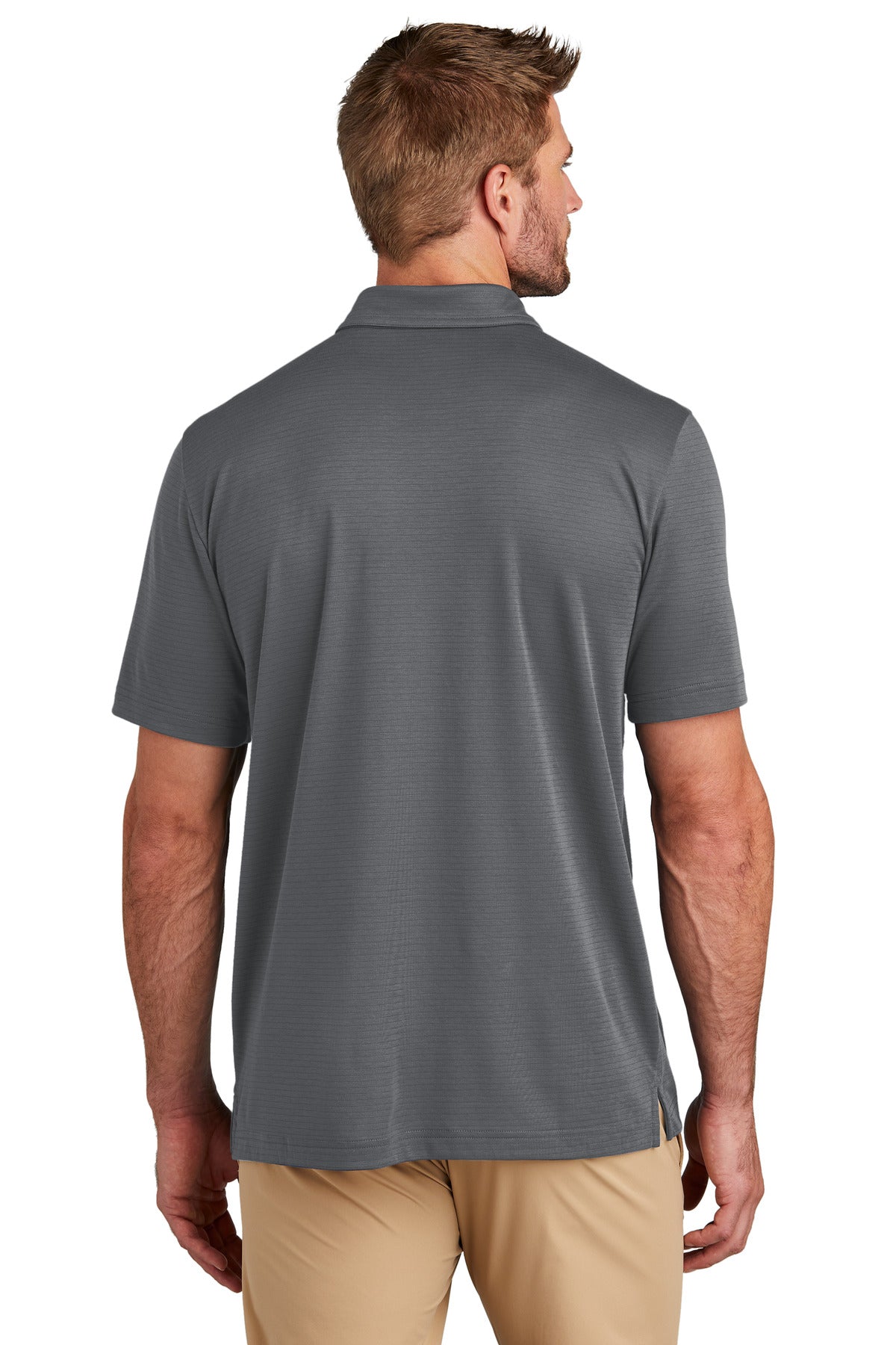 Custom Embroidered TravisMathew Bayfront Solid Polo TM1MY399,Dark Grey