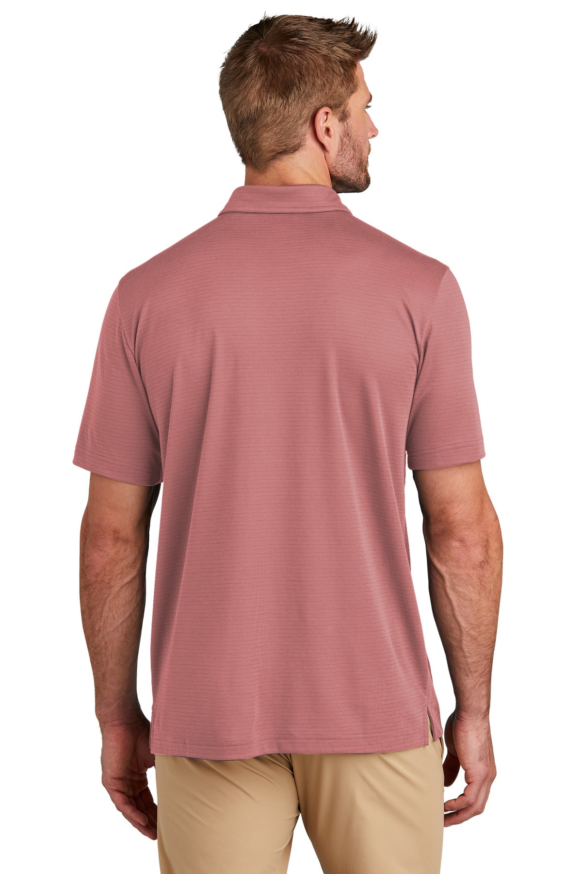 Custom Embroidered TravisMathew Bayfront Solid Polo TM1MY399,Roan Rouge