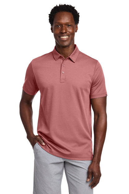 Custom Embroidered TravisMathew Polos/Knits in Roan Rouge