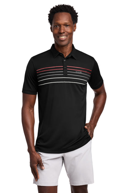 Custom Embroidered TravisMathew Polos/Knits in Black