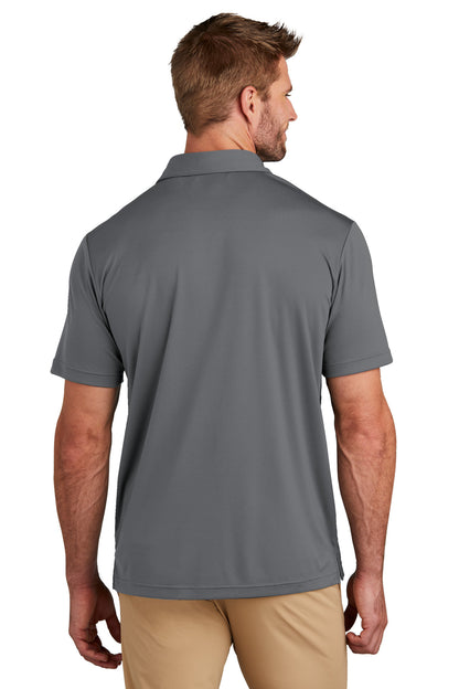 Custom Embroidered TravisMathew Coto Performance Chest Stripe Polo TM1MY400,Dark Grey