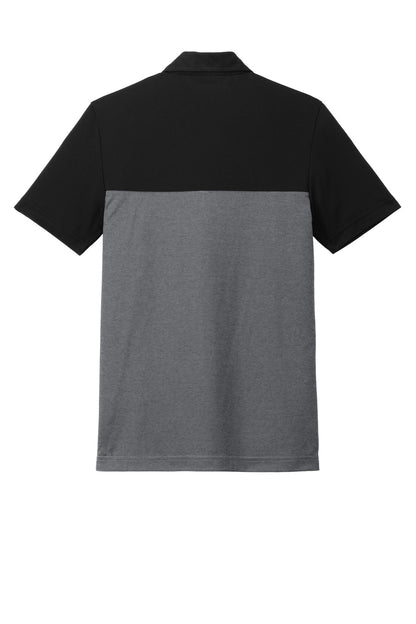 Custom Embroidered TravisMathew Polos/Knits in Black/ Dark Grey Heather